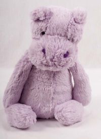 Jelly Cat Bashful Lilac Hippo Lovey Plush Toy BAS3LH